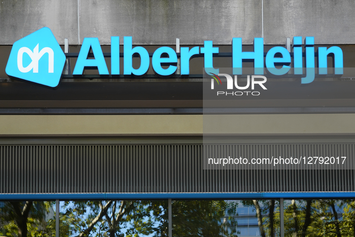 Albert Heijn Supermarket Sign