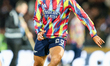 Mikel Merino of Arsenal warms up during the Carabao Cup Third Round match between Port Val...