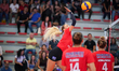 VakifbBank Istanbul plays during the Sardegna Volleyball Challenge match between Fenerbahc...