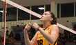 Zehra Gunes participates in the Sardegna Volleyball Challenge match between VakifBank Ista...