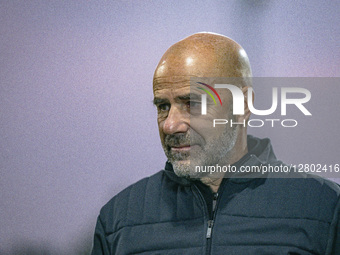 PSV trainer Peter Bosz is present during the match between Excelsior Rotterdam and PSV Eindhoven at Stadium Woudestein for the Dutch Vriende... by EYE4images/NurPhoto