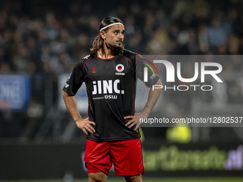 Excelsior player Irakli Yegoian participates in the match between Excelsior Rotterdam and PSV Eindhoven at Stadium Woudestein for the Dutch... by EYE4images/NurPhoto