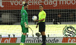 Referee Gozubuyuk cancels a penalty during the match between Heracles Almelo and Sparta Ro...