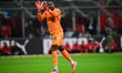 Mike Maignan of AC Milan looks on during the Serie A Enilive match between AC Milan and SS...