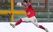 Ryder Matos of AC Perugia Calcio plays the ball during the Serie C match between AC Perugi...