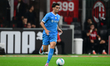 Luca Marianucci of SSC Napoli plays during the Serie A Enilive match between AC Milan and...