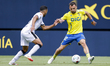 Iuri Tabatadze of Cadiz CF runs with the ball during the La Liga Hypermotion match between...