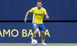 Iuri Tabatadze of Cadiz CF runs with the ball during the La Liga Hypermotion match between...