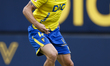 Iuri Tabatadze of Cadiz CF runs with the ball during the La Liga Hypermotion match between...