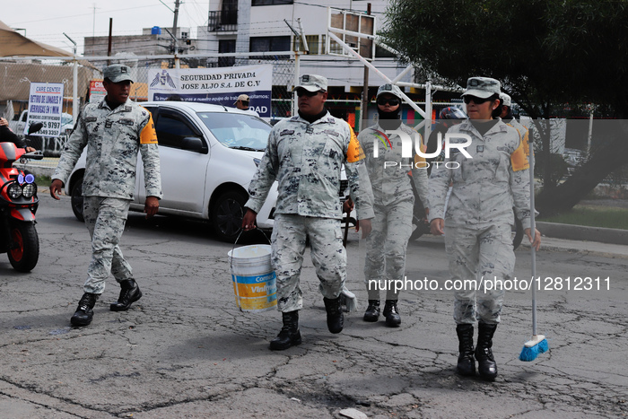 Flooding In Eastern Mexico City Due To Heavy Rains