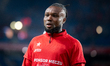 James Igbekeme warms up before the game between Wisla Krakow and Polonia Bytom in Krakow,...