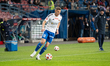 Kacper Michalski plays during the game between Wisla Krakow and Polonia Bytom in Krakow, P...