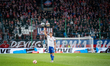 Tomasz Gajda plays during the game between Wisla Krakow and Polonia Bytom in Krakow, Polan...