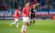Angel Rodado plays during the game between Wisla Krakow and Polonia Bytom in Krakow, Polan...