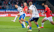 Konrad Andrzejczak plays during the game between Wisla Krakow and Polonia Bytom in Krakow,...