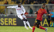 Jonathan Rowe of Bologna FC is in action during the Serie A match between US Lecce and Bol...