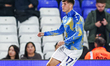 Charlie McNeill of Sheffield Wednesday warms up during the Sky Bet Championship match betw...