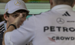 Kimi Antonelli of Italy and Mercedes AMG Petronas F1 Team driver talks with Peter Bonningt...