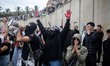 A protest takes place in Barcelona, Spain, on October 2, 2025, against Israel's arrest of...