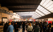 Protesters enter and occupy Santa Maria Novella train station during a demonstration in su...