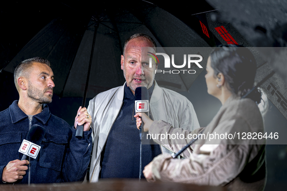 FC Groningen trainer Dick Lukien is present during the match between NAC Breda and FC Groningen at the Rat Verlegh Stadium for the Dutch Vri... by EYE4images/NurPhoto