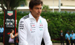 Mercedes-AMG Petronas F1 Team principal Toto Wolff is in the paddock at the 2025 Formula 1...