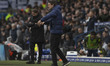 Tottenham Hotspur F.C. manager Thomas Frank gesticulates during the Premier League match b...