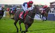 COPPER KNIGHT, ridden by David Allan and trained by Tim D Easterby, strides home to win Ra...