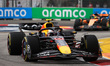 Oracle Red Bull Racing driver #22 Yuki Tsunoda (JPN) has a McLaren behind at the 2025 Form...