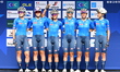 The Italian team, including Eleonora Camilla Gasparrini, Elisa Longo Borghini, Erica Magna...