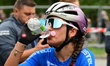 An Italian cyclist participates in the elite women's road race of the 2025 UEC Road Europe...