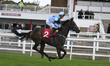 ITSZABOY, ridden by Faye McManoman and trained by Nigel Tinkler, gallops up to the start o...