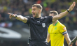 Referee Thomas Kirk officiates the Sky Bet Championship match between Ipswich Town and Nor...