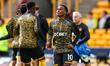 Jhon Arias of Wolverhampton Wanderers warms up during the Premier League match between Wol...