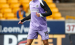 Charalampos Kostoulas of Brighton warms up during the Premier League match between Wolverh...