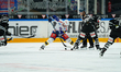 Morley Tyler (#86) of EHC Kloten faces Sgarbossa Mike (#92) of HC Lugano during the HC Lug...