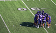 A college football game takes place between the University of Wisconsin-Whitewater Warhawk...