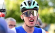 Young French cyclist Paul Seixas wins the bronze medal in the Men's Elite Road Race at the...