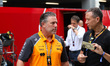 McLaren F1 Team CEO Zak Brown is in the paddock at the 2025 Formula 1 Singapore Grand Prix...