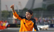McLaren F1 Team driver #4 Lando Norris (GBR) participates in the driver's parade at the 20...