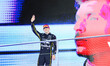 Oracle Red Bull Racing driver #1 Max Verstappen (NED) stands on the podium at the 2025 For...