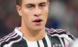 Kenan Yildiz plays during the Juventus FC against AC Milan match in Serie A at Allianz Sta...