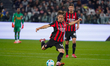 Luka Modric plays during the match between Juventus FC and AC Milan in Serie A at Allianz...