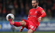 Oliver Banks of York City plays during the Enterprise National League match between Hartle...