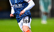 Jordan Clark (18 Luton Town) is in action during the Vertu Trophy match between Cambridge...