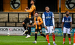 Elias Kachunga of Cambridge United celebrates after scoring the team's second goal during...