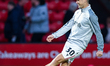Evan Weir, 30, of Walsall warms up during the Vertu Trophy match between Walsall and North...