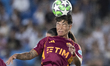 Samantha Van Diemen of Roma is in action during the UEFA Women's Champions League match be...