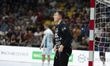 Roland Mikler is the goalkeeper of OTP Bank-PICK Szeged during the EHF Champions League Gr...
