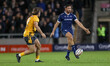 Marius Louw puts a kick through for Sale during the Gallagher Premiership Rugby match betw...
